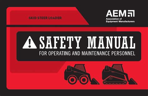 skid steer loader safety manual